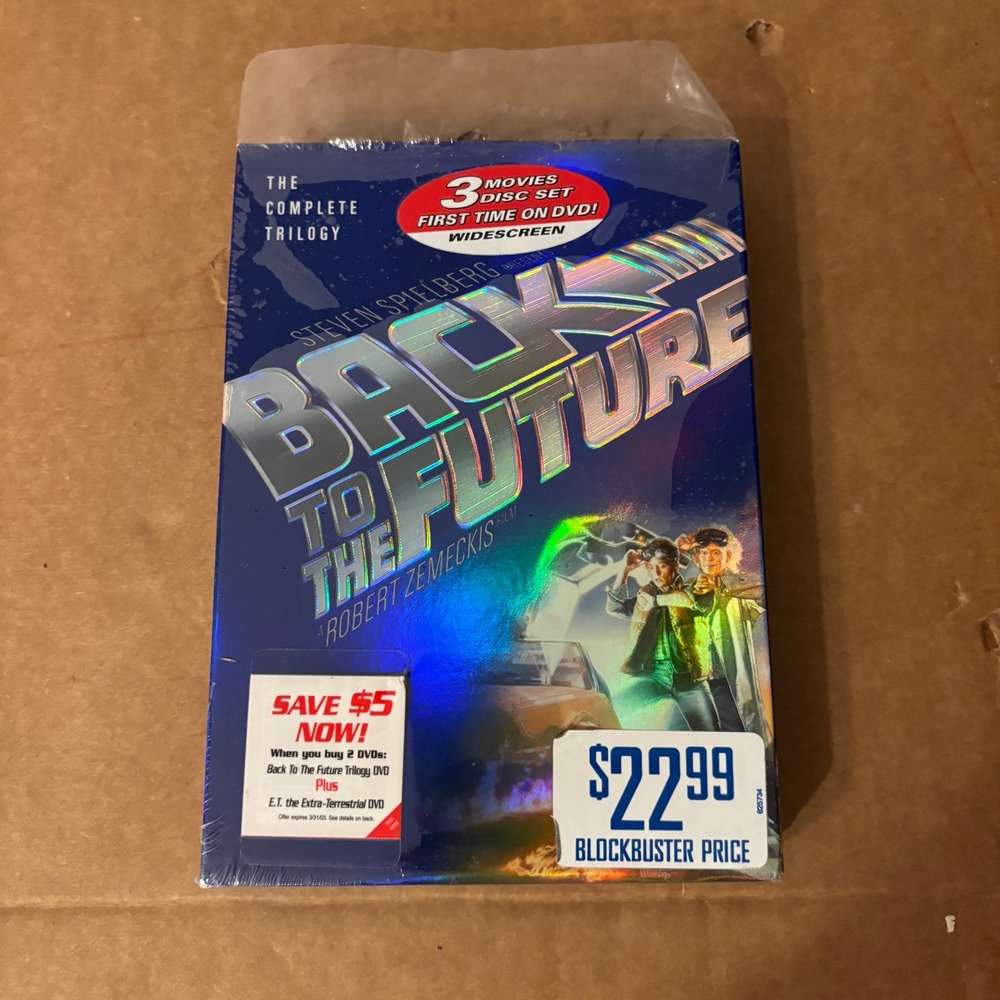 Back to the Future The Complete Trilogy DVD 3-Disc Set Widescreen New Sealed